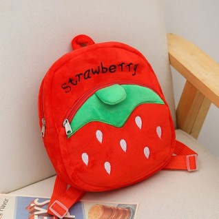 Strawberry Cartoon Kids Backpack Two Colors