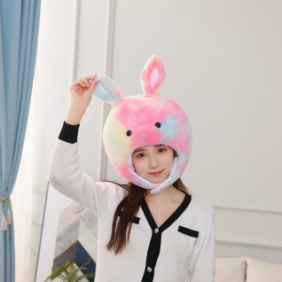 Rabbit Cap Cartoon Hat Round Colorful Cute Caps