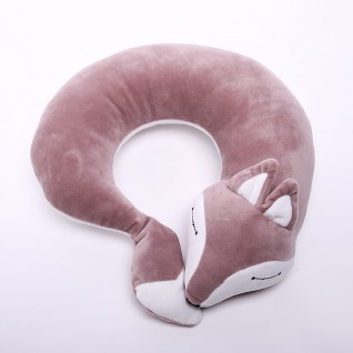 Brown Fox Neck Pillow