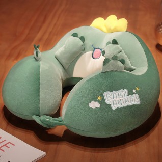 Green Monsters Neck Pillow