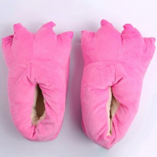 Animal Onesies Slippers Peach Red Shoes