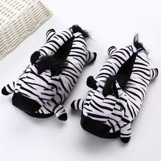 Animal Onesies Slippers Zebra Shoes