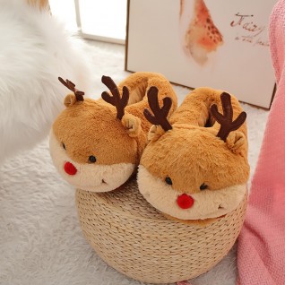 Animal Onesies Slippers Christmas Moose Shoes