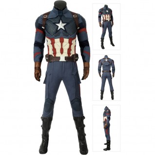 Captain America Cosplay Costumes Avengers-Endgame Steve Rogers