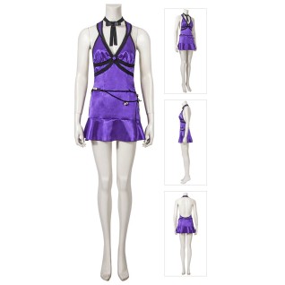 Tifa Lockhart Purple Dress Final Fantasy VII Remake Cosplay Costume