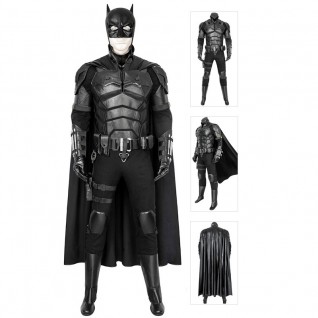 The Batman Cosplay Costume 2022 Movie Of Bruce Wayne Robert Pattinson
