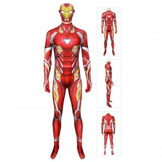 Iron Man Costume for Adult The Avengers Tony Stark Cosplay Jumpsuits