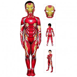 Iron Man Costume for Kids The Avengers Tony Stark Cosplay Jumpsuits