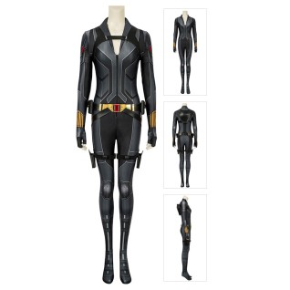 Black Widow Cosplay Costume Natasha Romanoff Black Jumpsuit