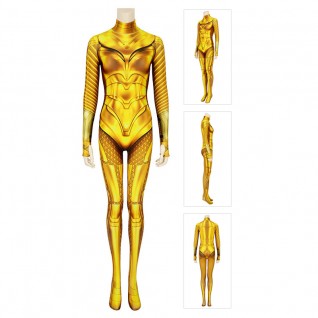 Diana Prince Costume Wonder Woman 1984 Cosplay Suits Golden