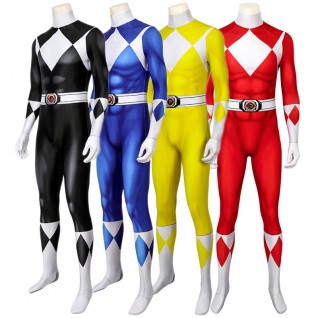 Power Rangers Costume for Adult Mighty Morphin Cosplay Suits