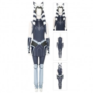 Ahsoka Tano Cosplay Costume Star Wars The Clone Wars Suits Deluxe