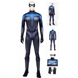 Titans Nightwing Costume Dick Grayson Cosplay Suit