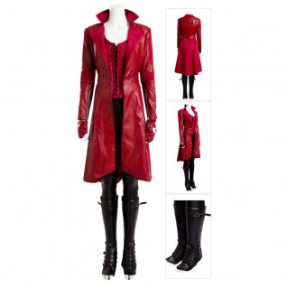 Scarlet Witch Costume Wanda Maximoff Cosplay Suit Deluxe