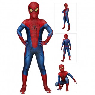 The Amazing Spider-Man Costume Peter Parker Kids Cosplay Suit