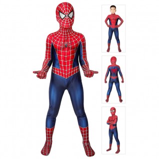 SpiderMan Suit Tobey Maguire Cosplay Costume for Kids