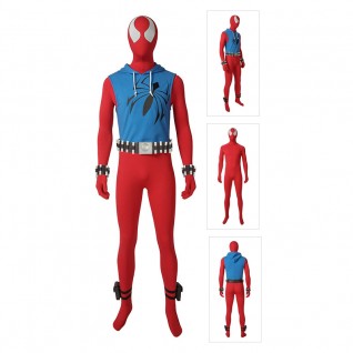 Scarlet Spider Man Cosplay Costume Ben Reily Costume