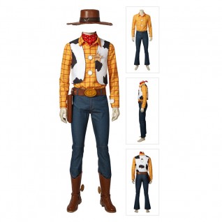 Toy Story Woody Cosplay Costume Deluxe Version Full Set