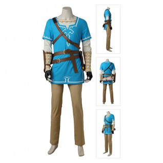 Link Costume The Legend of Zelda Breath of the Wild Cosplay Suits
