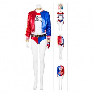 Harley Quinn Costume The Suicide Squad Cosplay Suit