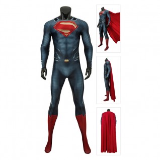 Superman Suit Clark Kent Costume Man Of Steel Cosplay Bodysuit