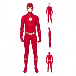 Flash Costume Barry Allen The Flash Season 5 Deluxe Cosplay Suit