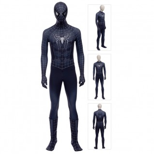 Spider Man 3 Venom Cosplay Costume Spider-Man Jumpsuit