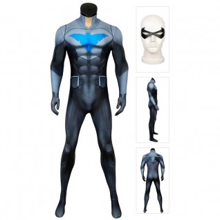 Nightwing Cosplay Costume Son of Batman Damian Wayne Jumpsuit