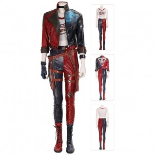 Harley Quinn Suit Suicide Squad Cosplay Costumes Full Set