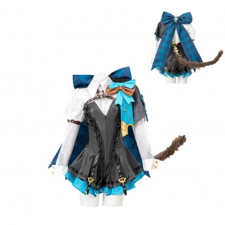 Lynette Cosplay Costumes Genshin Impact Suit