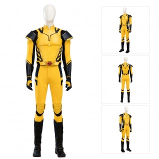 Deadpool 3 Wolverine Costume Logan Yellow Cosplay Suit For Male