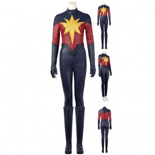 The Marvels Cosplay Costumes Carol Danvers Female Halloween Suit