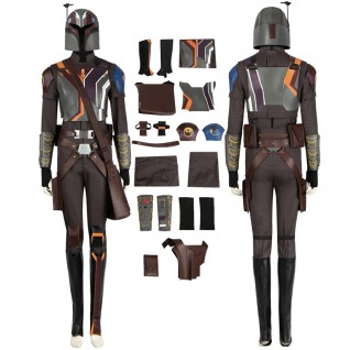 Ahsoka Sabine Wren Cosplay Costume 2023 Star Wars Suit for Halloween