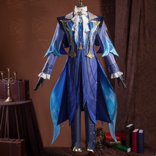 Game Genshin Impact Cosplay Suit Neuvillette Halloween Costume for Male