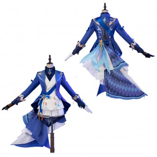 Focalors Cosplay Costume Game Genshin Impact Suits