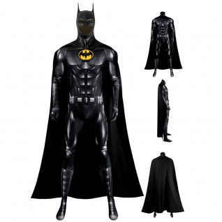 The Flash Cosplay Costumes Batman Cosplay Costume Michael Keaton Halloween Jumpsuit