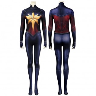 Captain Marvel 2 Suit Carol Danvers Cosplay Jumpsuit The Marvels Halloween Costume