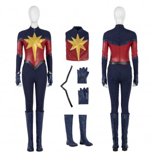 Captain Marvel 2 Cosplay Costumes The Marvels Carol Danvers Suit