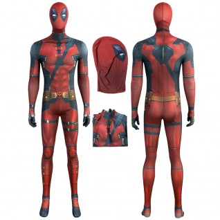 Deadpool 3 Red Cosplay Jumpsuits Wade Wilson Costume