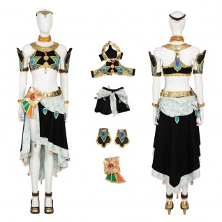 The Legend of Zelda Tears of the Kingdom Suit Makeela Riju Cosplay Costume