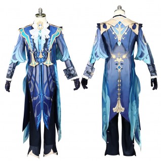 Game Genshin Impact Suit Neuvillette Cosplay Costume for Halloween