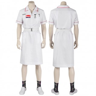 Nurse Cosplay Costume The Dark Suit White Dress Uniform