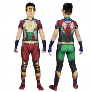 A-Train Cosplay Jumpsuits The Boys Season 3 Costume for Kids