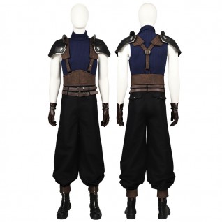 Final Fantasy VII Remake Suit Zack Fair Cosplay Costume Halloween Set