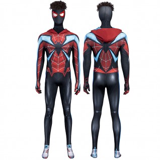 Spiderman PS5 Cosplay Jumpsuit Miles Morales Evolved Suit