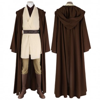 Star Wars Episode III Revenge of the Sith Costume Obi-Wan Kenobi Cosplay Suit