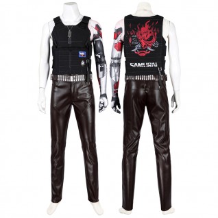 Johnny Silverhand Cosplay Costume Game Cyberpunk 2077 Suit