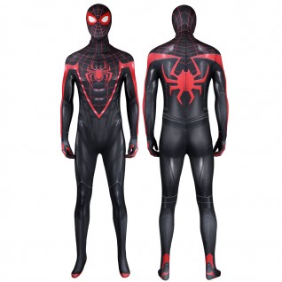 Miles Morales Cosplay Jumpsuit Spider-Man PS4 Costume for Adult