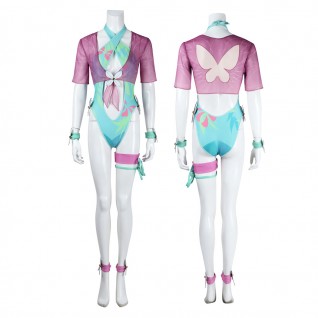 Marvel Rivals Psylocke Lady Swimsuit Costume Betsy Braddock Halloween Suits